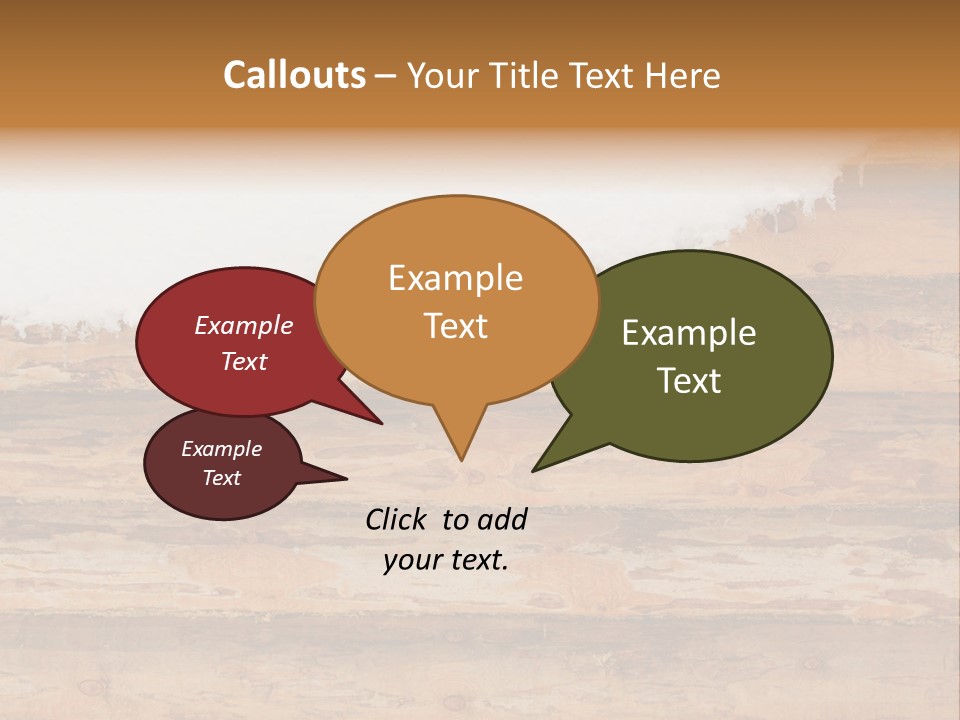 Log Wall Chalet PowerPoint Template