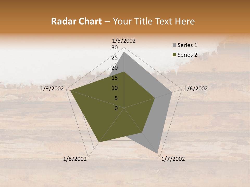 Log Wall Chalet PowerPoint Template