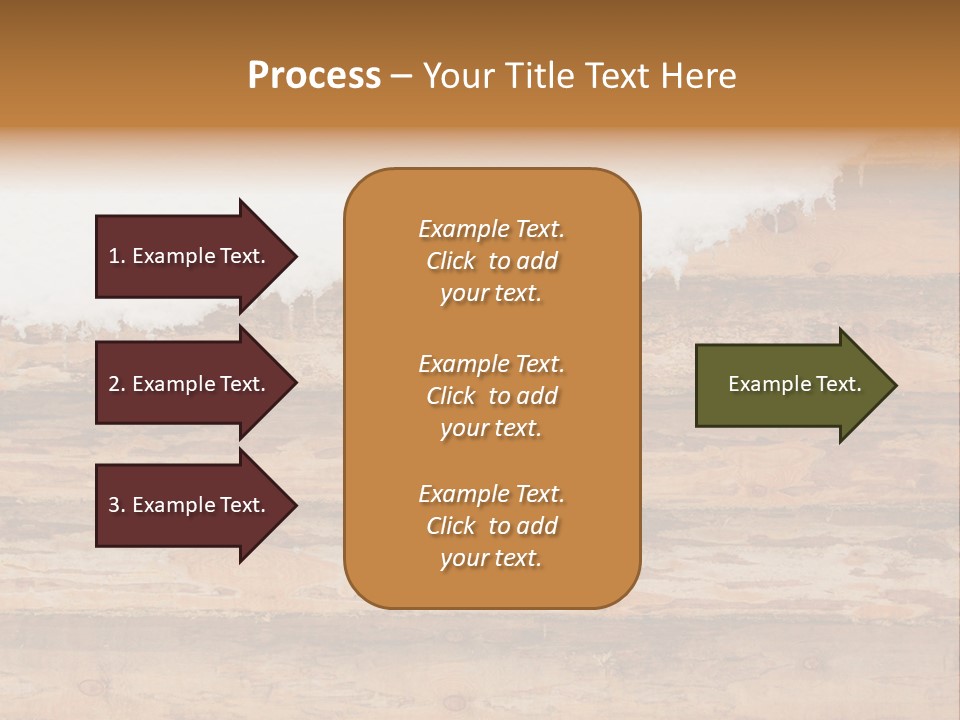 Log Wall Chalet PowerPoint Template