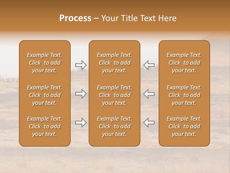 Log Wall Chalet PowerPoint Template