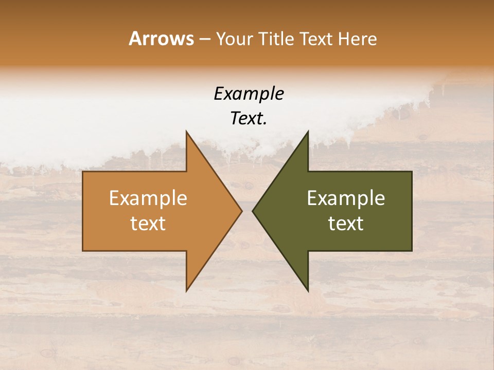 Log Wall Chalet PowerPoint Template