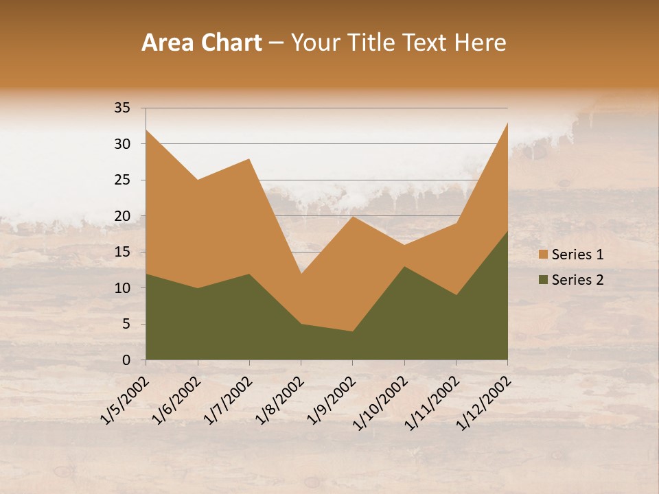 Log Wall Chalet PowerPoint Template