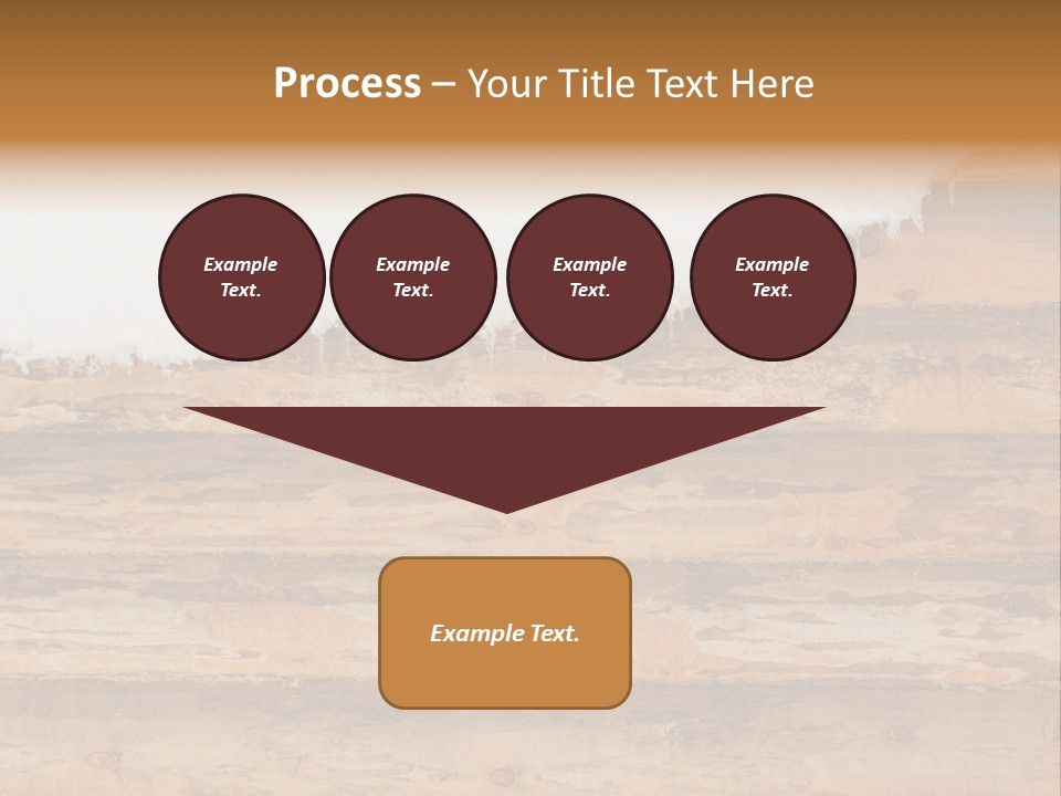 Log Wall Chalet PowerPoint Template