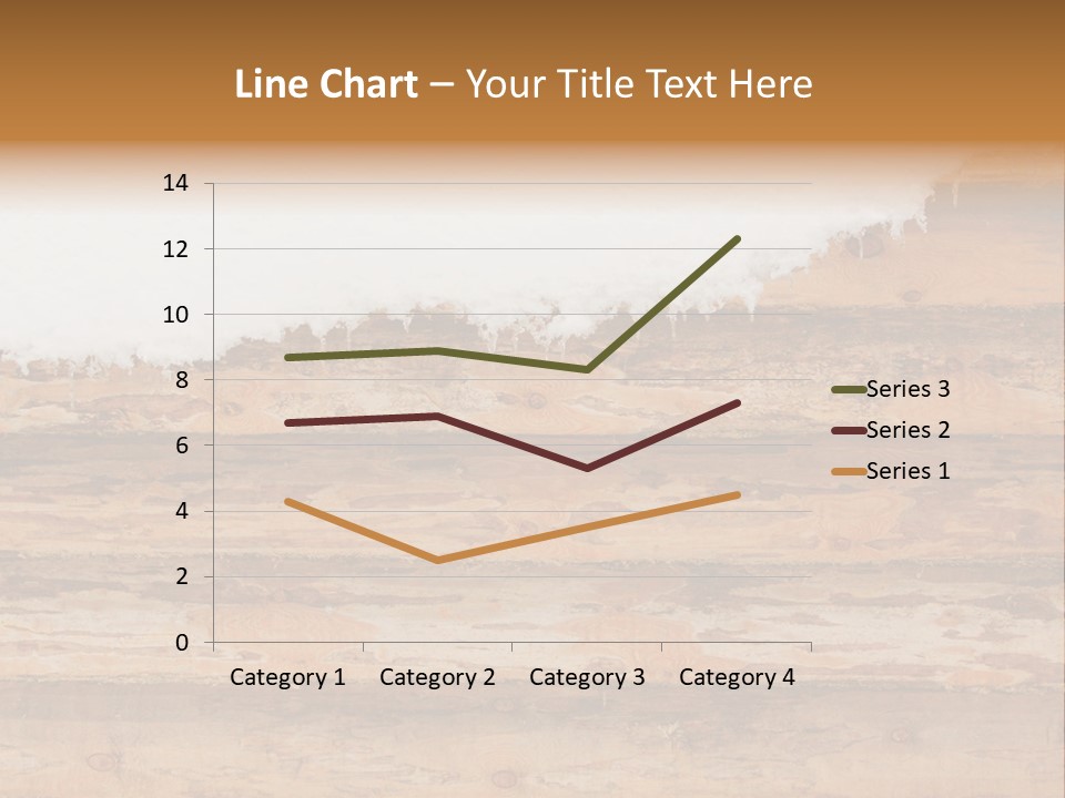 Log Wall Chalet PowerPoint Template