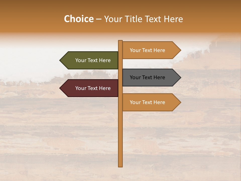 Log Wall Chalet PowerPoint Template