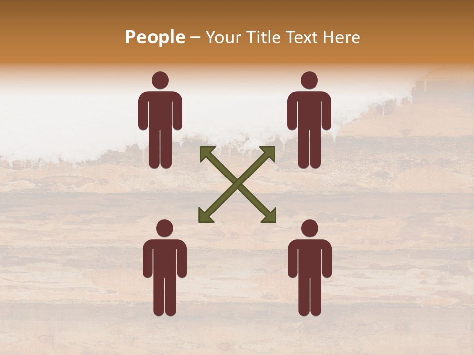 Log Wall Chalet PowerPoint Template