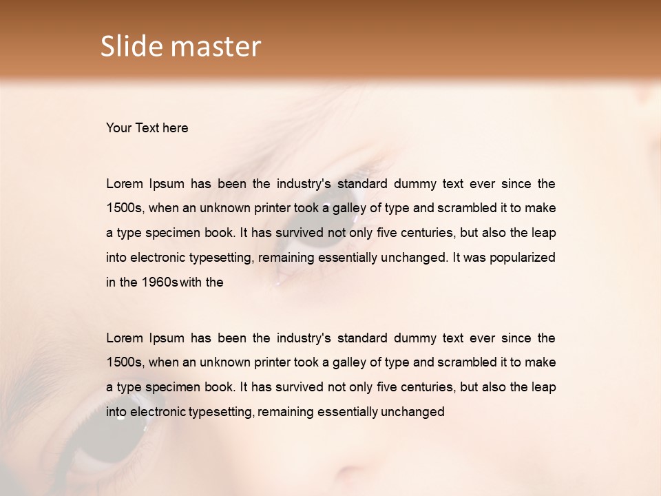 Crying Poverty Neglect PowerPoint Template