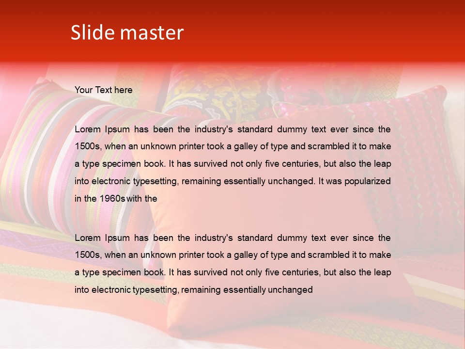 Designer Furniture Urban PowerPoint Template