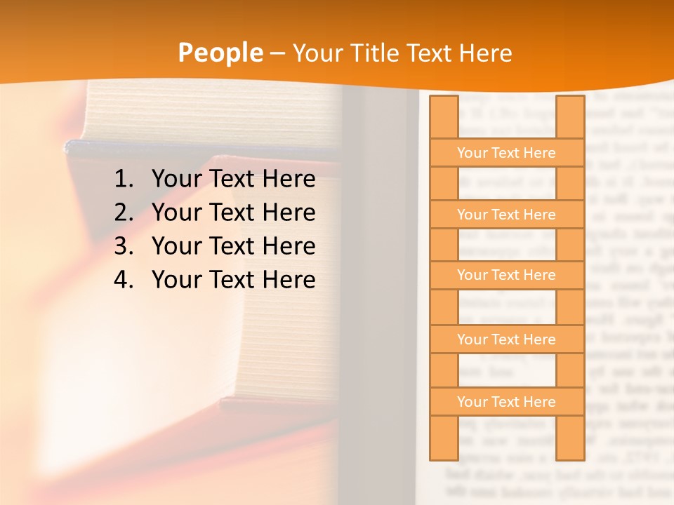 Black Relationship Person PowerPoint Template