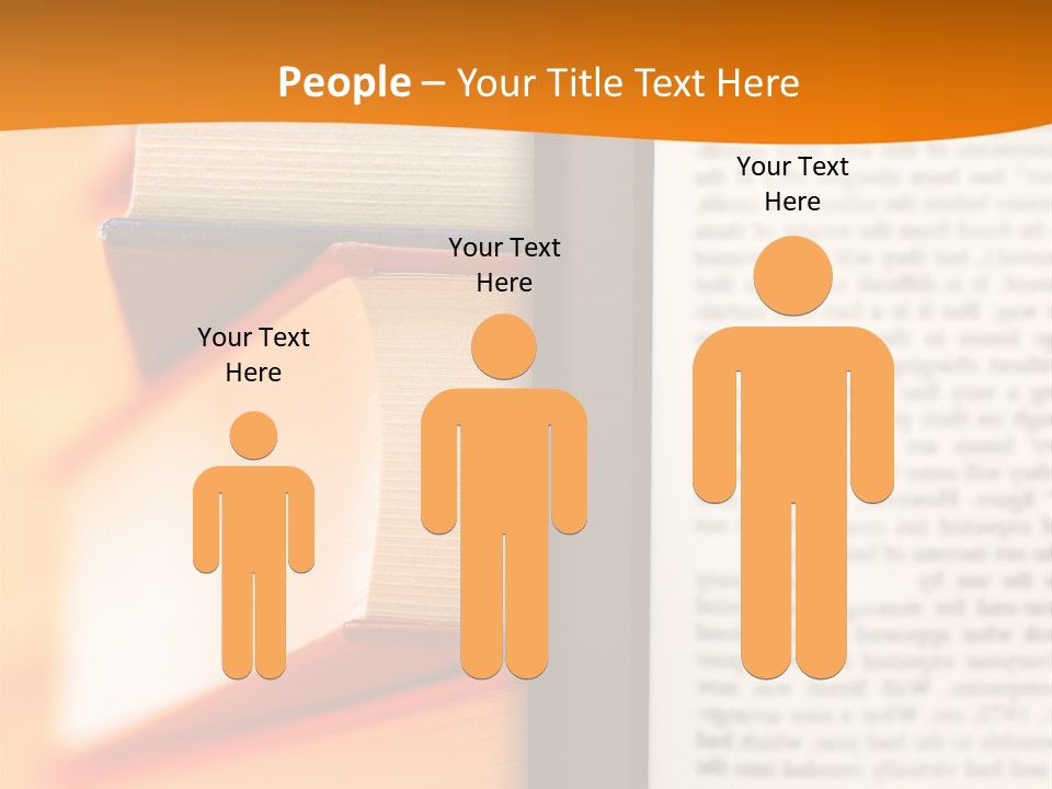 Black Relationship Person PowerPoint Template