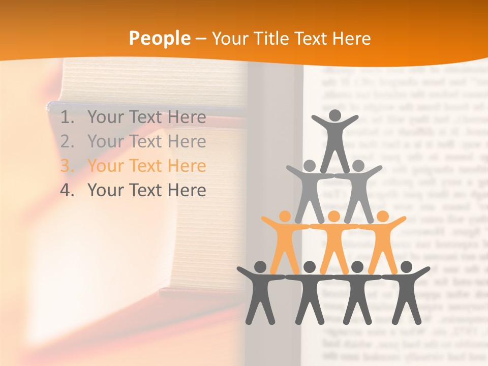 Black Relationship Person PowerPoint Template