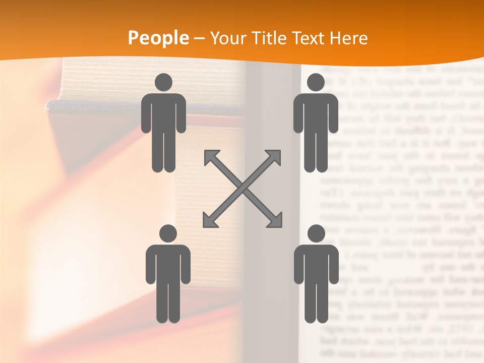 Black Relationship Person PowerPoint Template