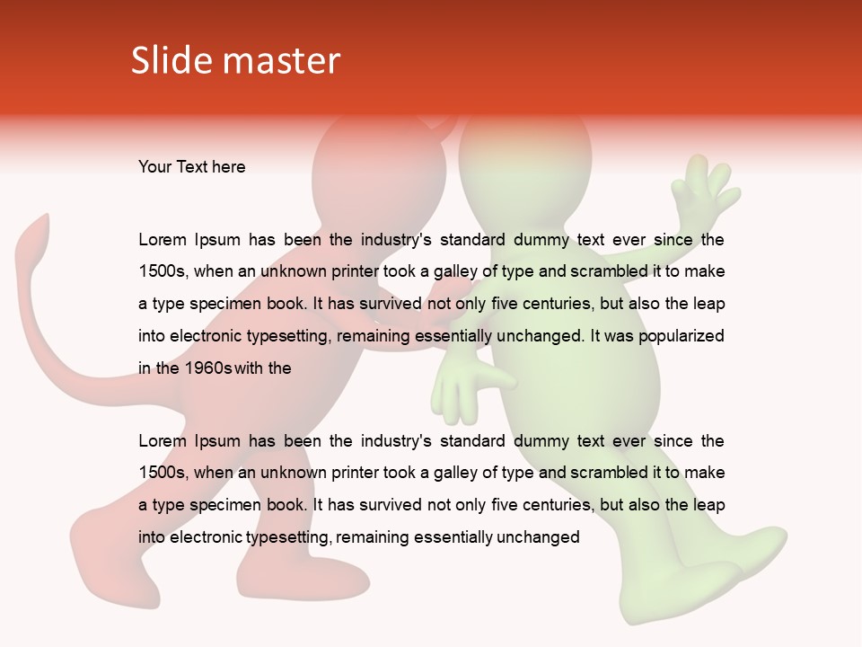 Afterlife Hesitating Decision PowerPoint Template