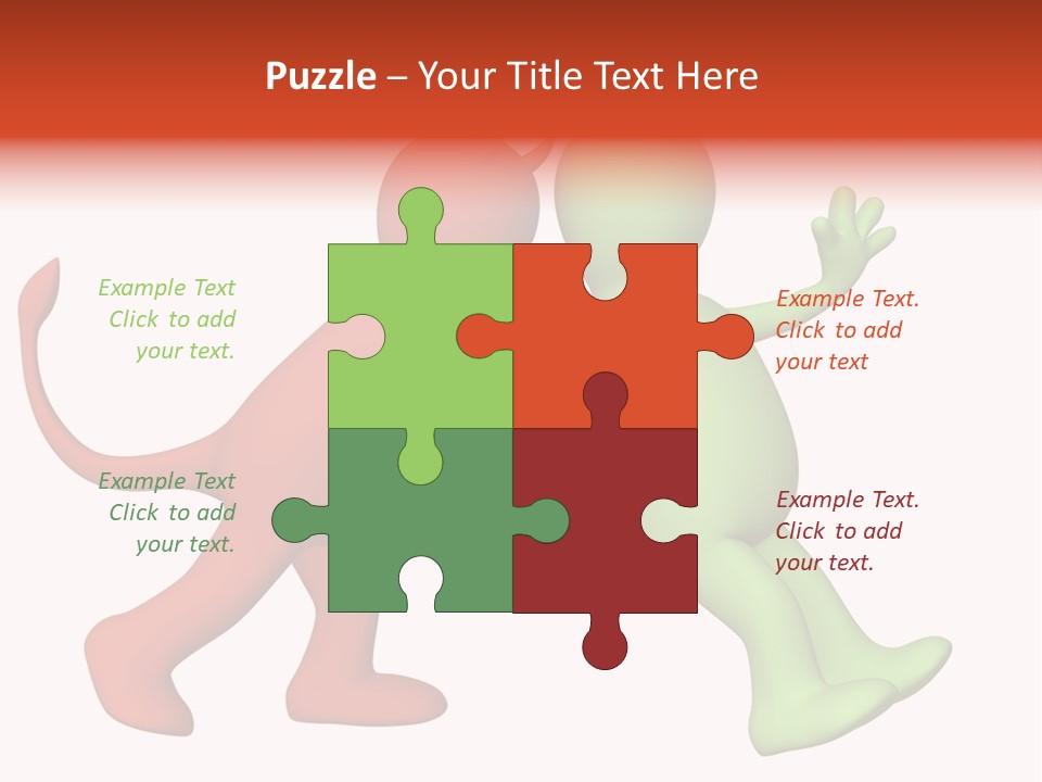 Afterlife Hesitating Decision PowerPoint Template