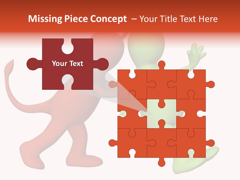 Afterlife Hesitating Decision PowerPoint Template