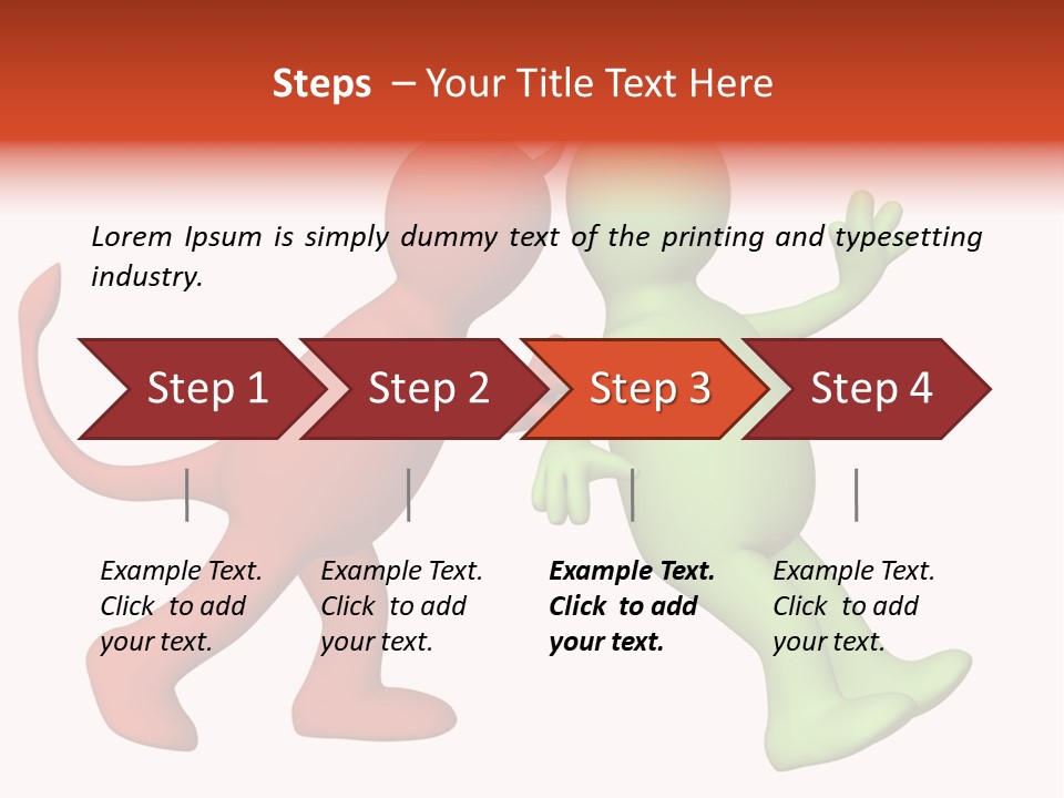 Afterlife Hesitating Decision PowerPoint Template
