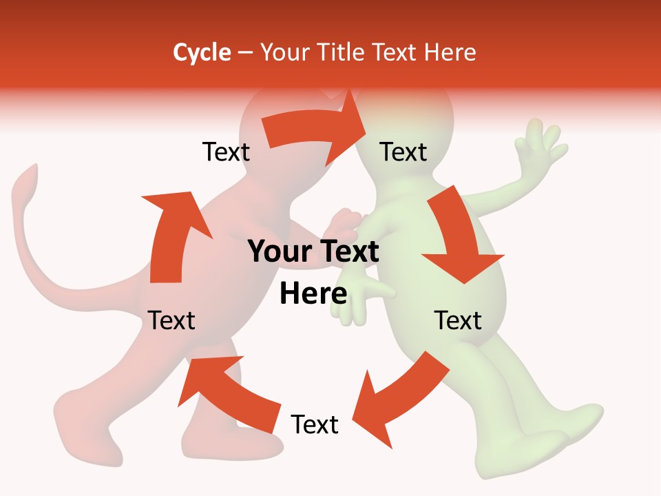 Afterlife Hesitating Decision PowerPoint Template