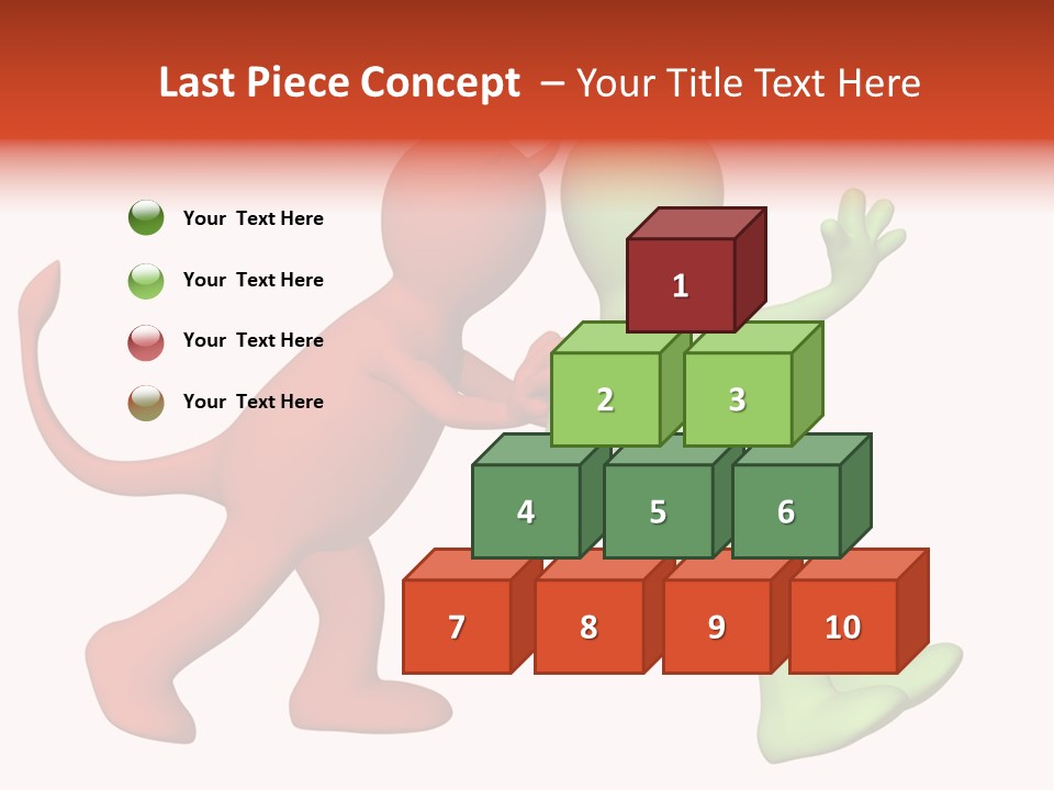 Afterlife Hesitating Decision PowerPoint Template