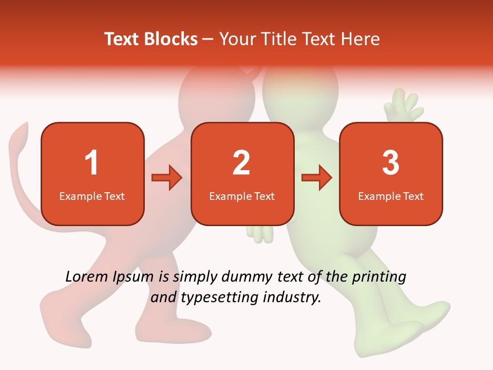 Afterlife Hesitating Decision PowerPoint Template