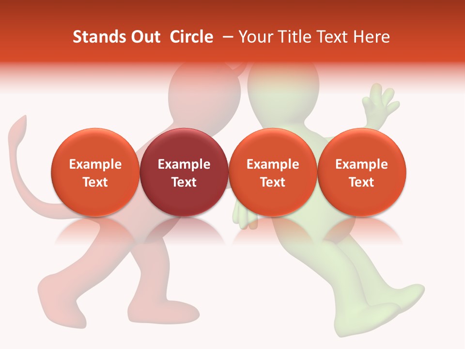 Afterlife Hesitating Decision PowerPoint Template