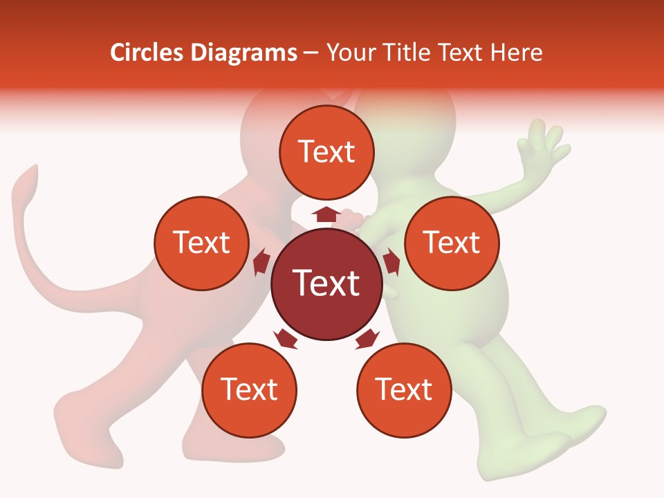 Afterlife Hesitating Decision PowerPoint Template