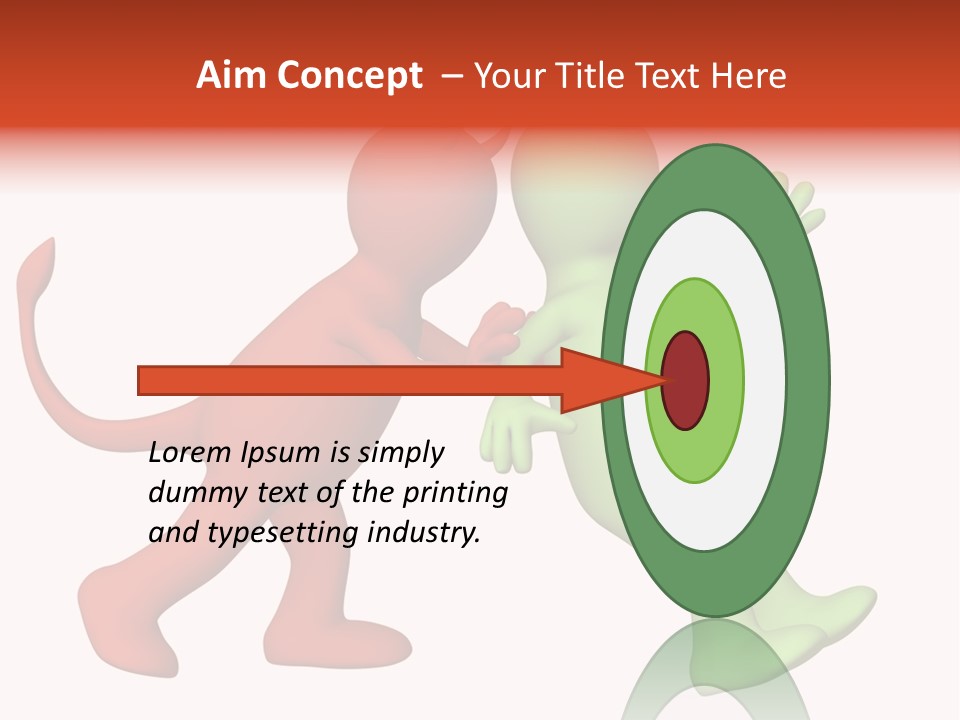 Afterlife Hesitating Decision PowerPoint Template
