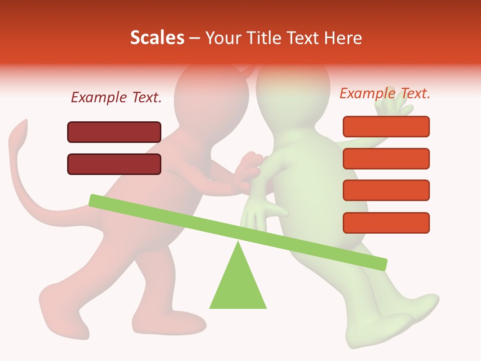 Afterlife Hesitating Decision PowerPoint Template