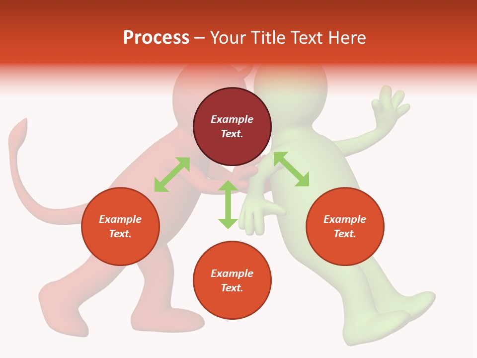 Afterlife Hesitating Decision PowerPoint Template