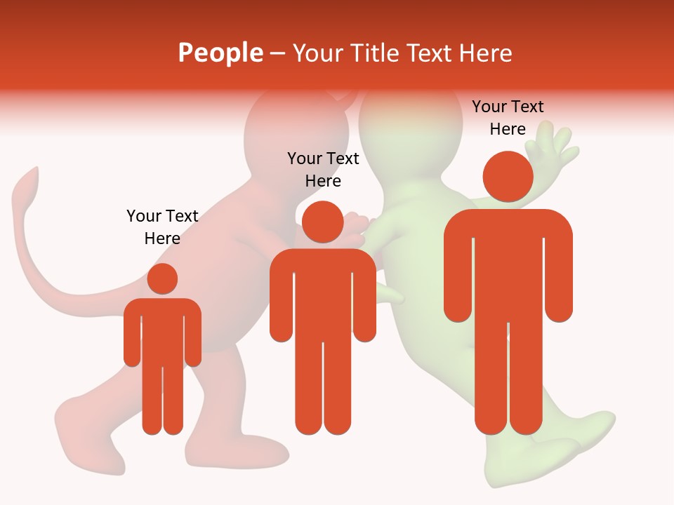 Afterlife Hesitating Decision PowerPoint Template