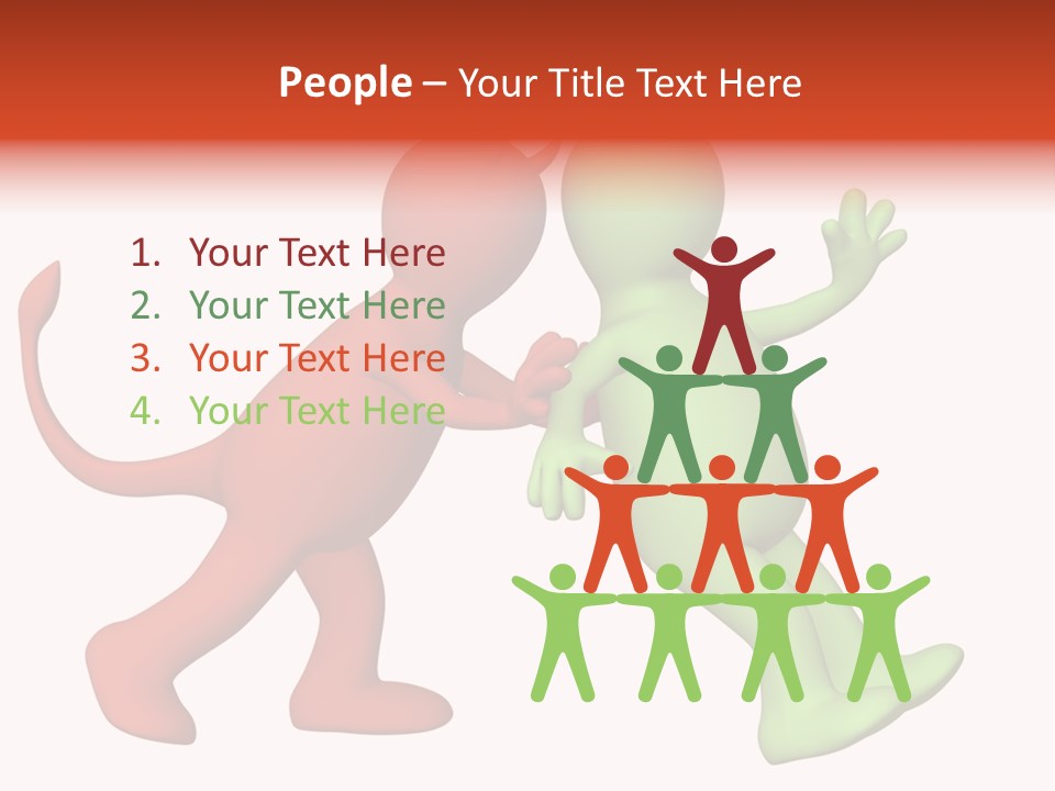 Afterlife Hesitating Decision PowerPoint Template