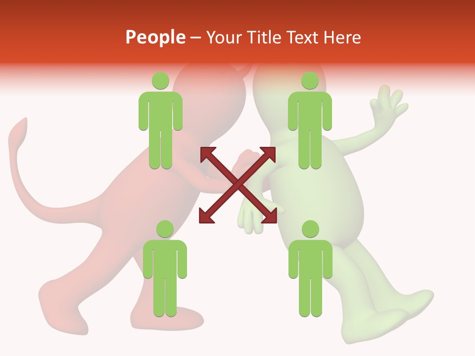 Afterlife Hesitating Decision PowerPoint Template