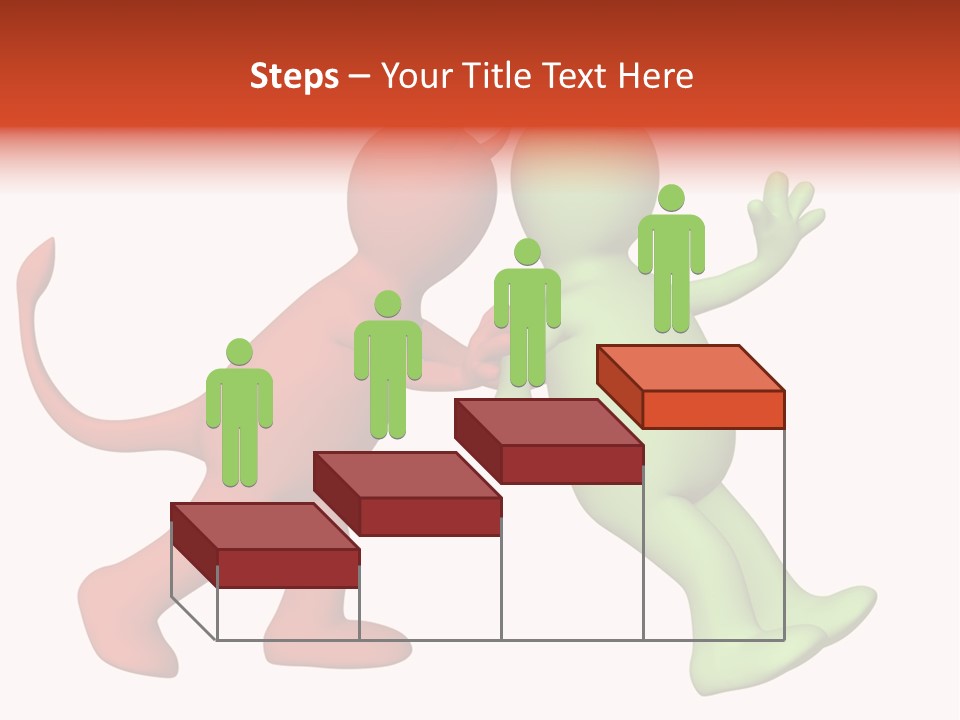 Afterlife Hesitating Decision PowerPoint Template