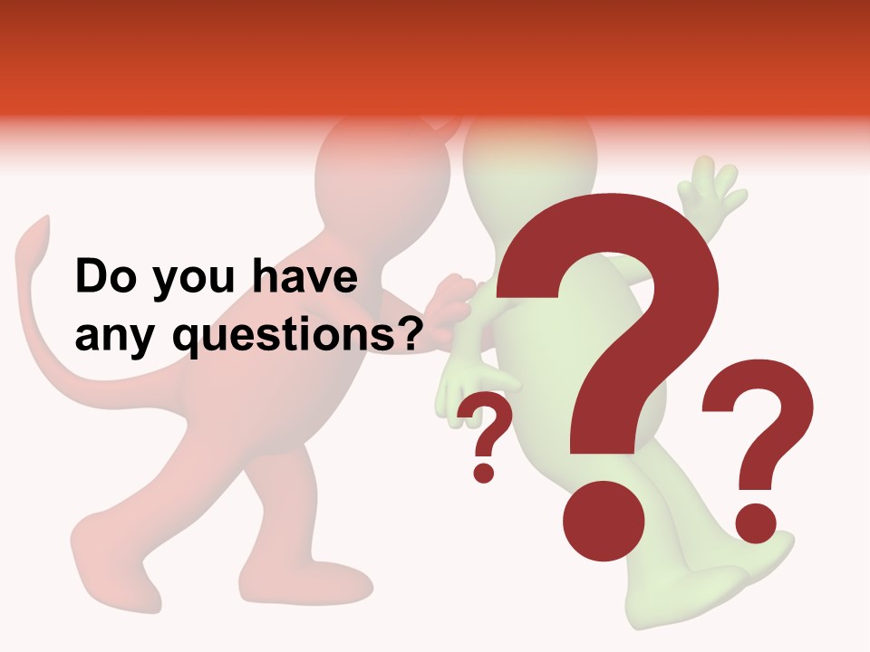 Afterlife Hesitating Decision PowerPoint Template