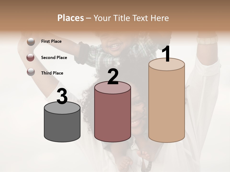 Black Relationship Person PowerPoint Template