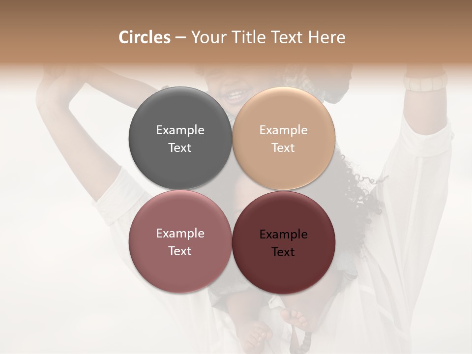 Black Relationship Person PowerPoint Template