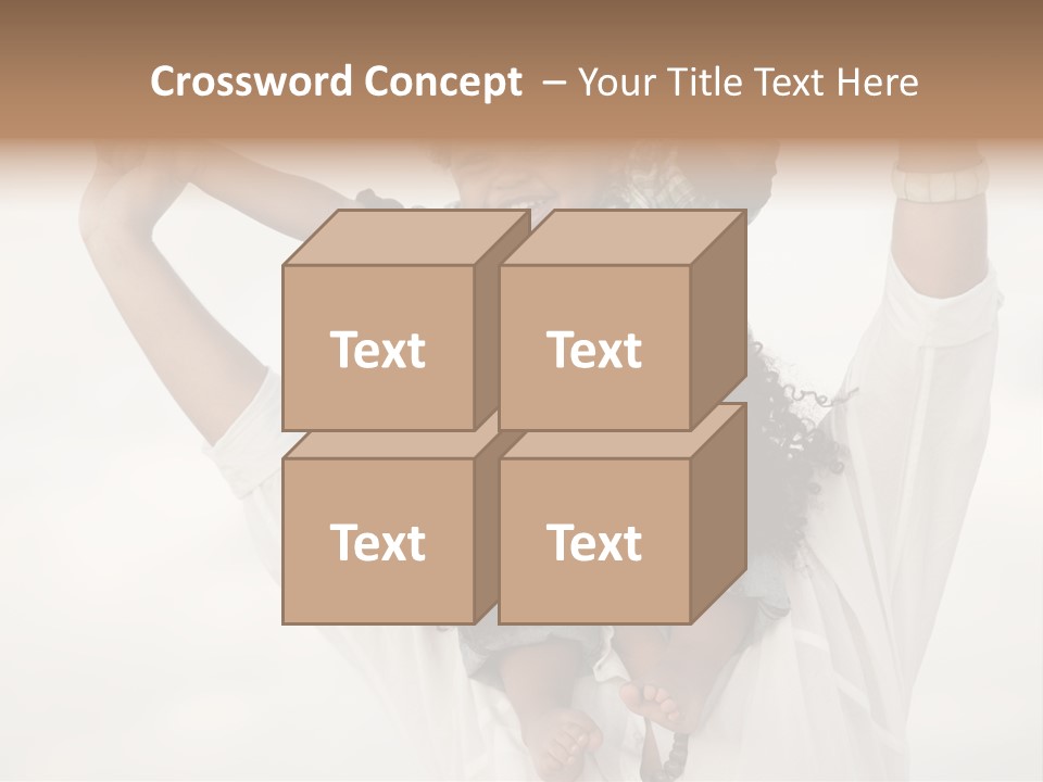 Black Relationship Person PowerPoint Template