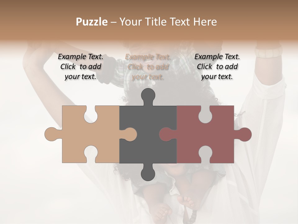 Black Relationship Person PowerPoint Template