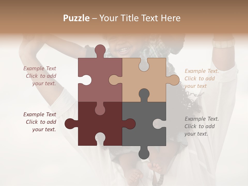 Black Relationship Person PowerPoint Template