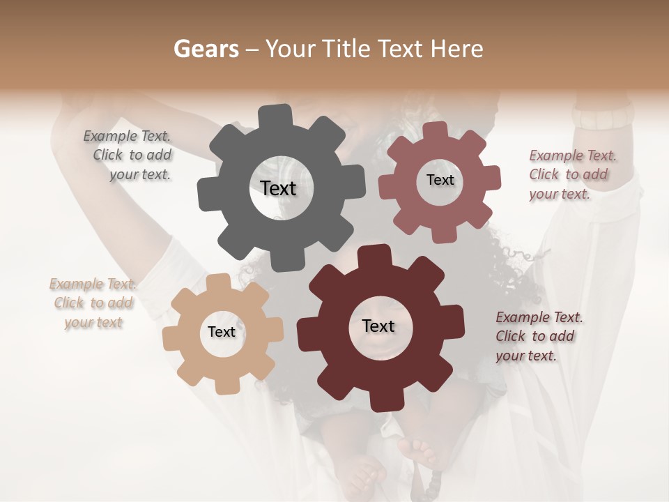 Black Relationship Person PowerPoint Template