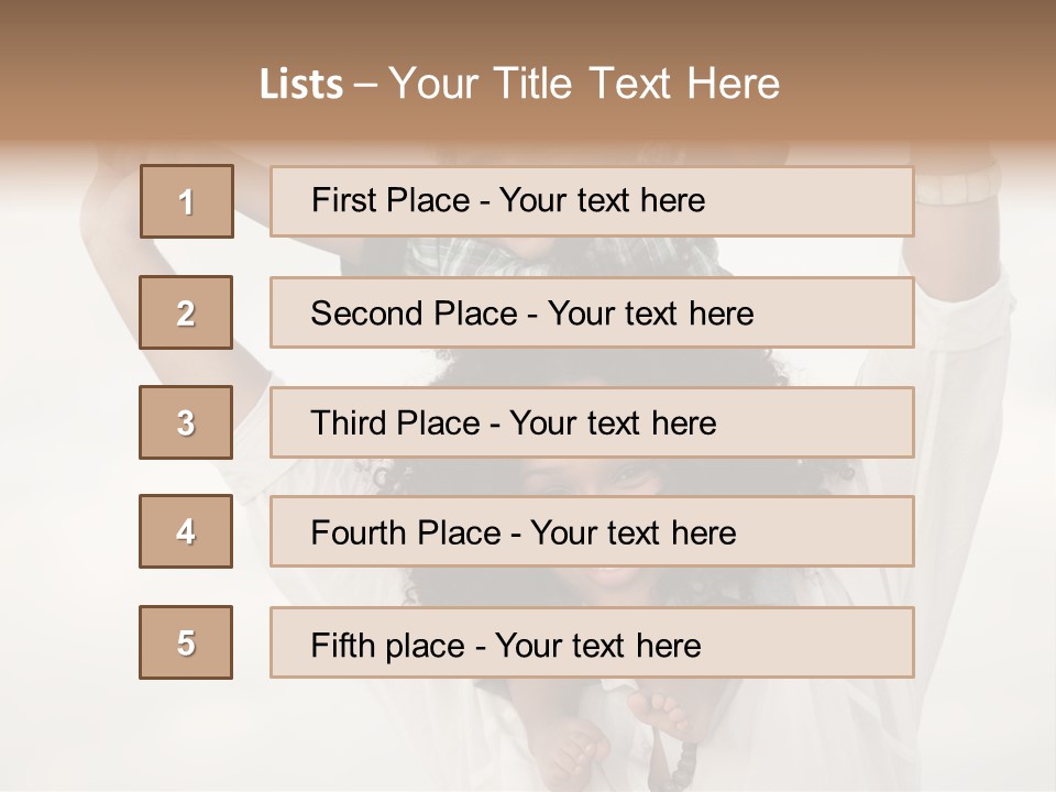 Black Relationship Person PowerPoint Template