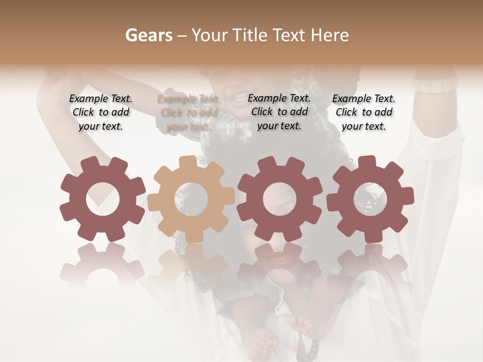 Black Relationship Person PowerPoint Template