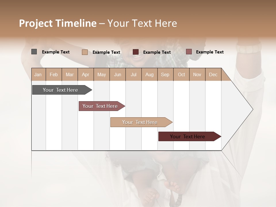 Black Relationship Person PowerPoint Template