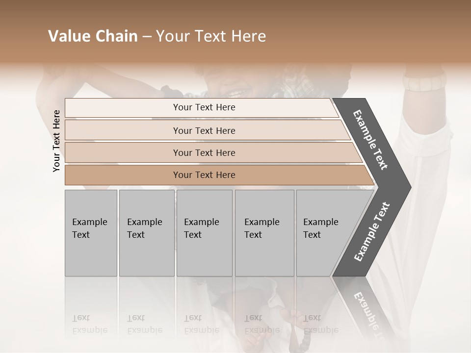 Black Relationship Person PowerPoint Template