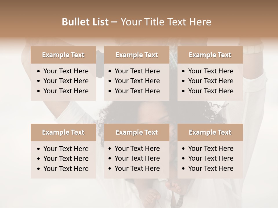 Black Relationship Person PowerPoint Template