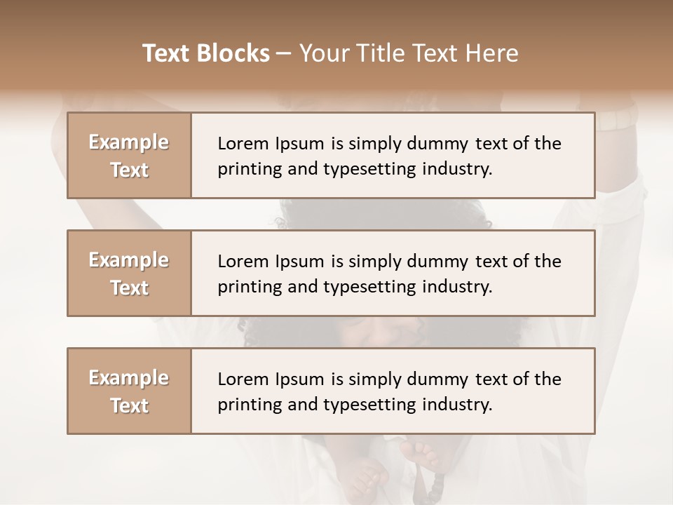 Black Relationship Person PowerPoint Template