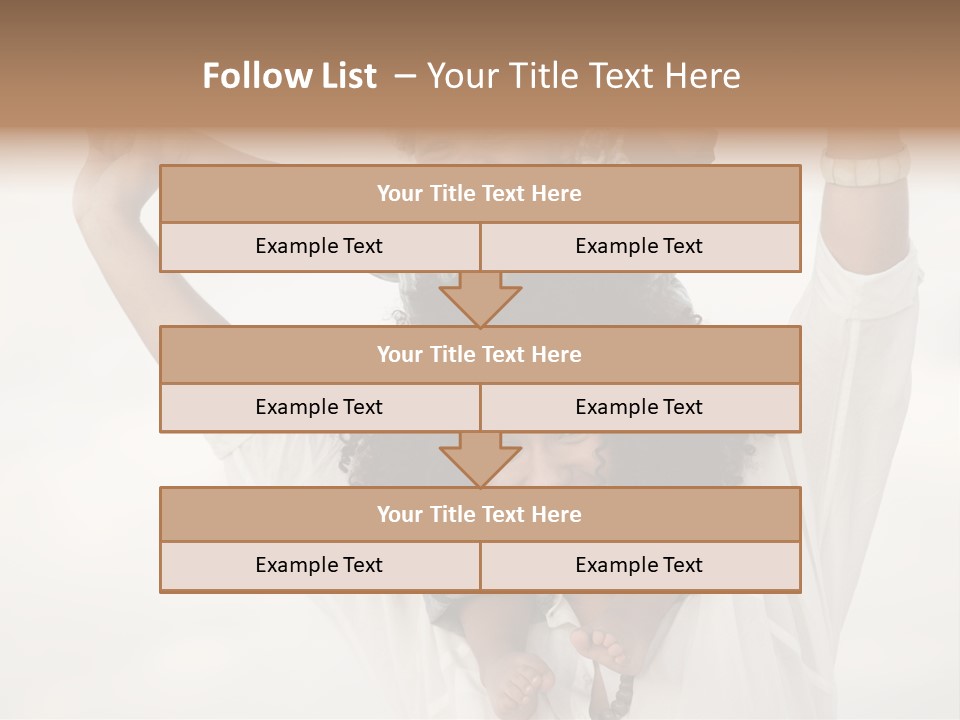 Black Relationship Person PowerPoint Template