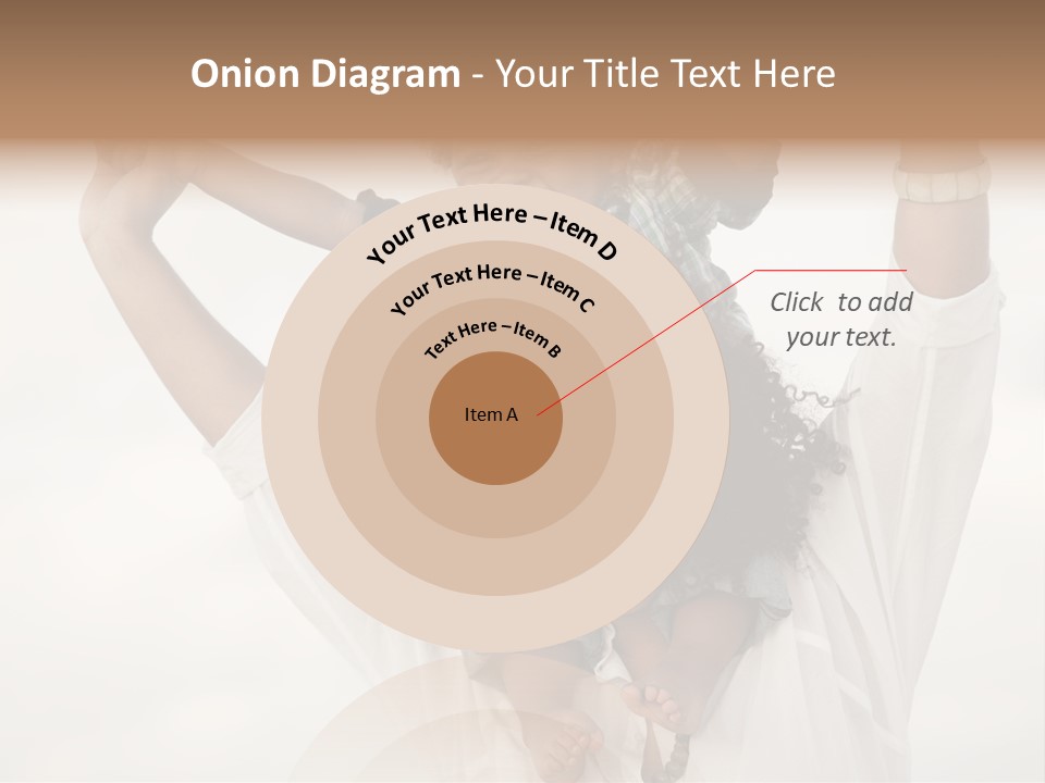 Black Relationship Person PowerPoint Template