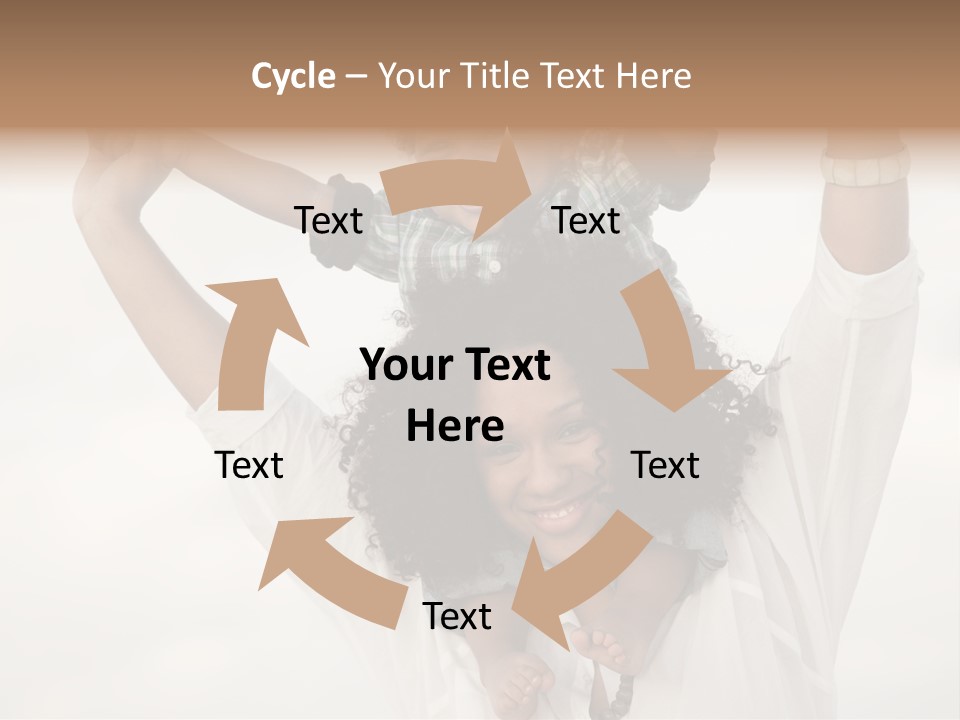 Black Relationship Person PowerPoint Template