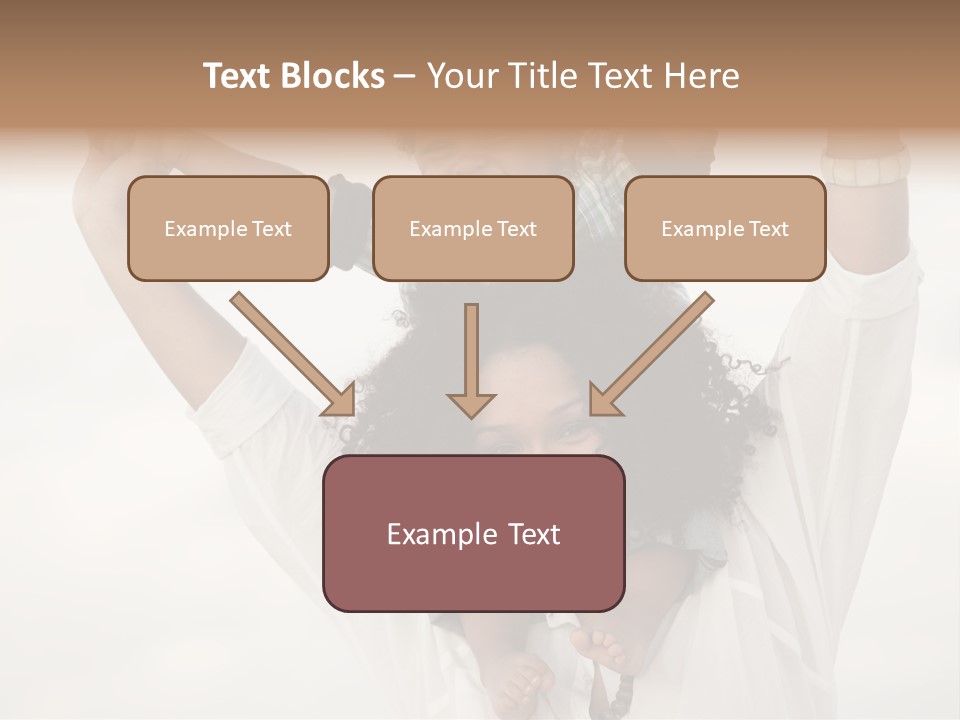 Black Relationship Person PowerPoint Template