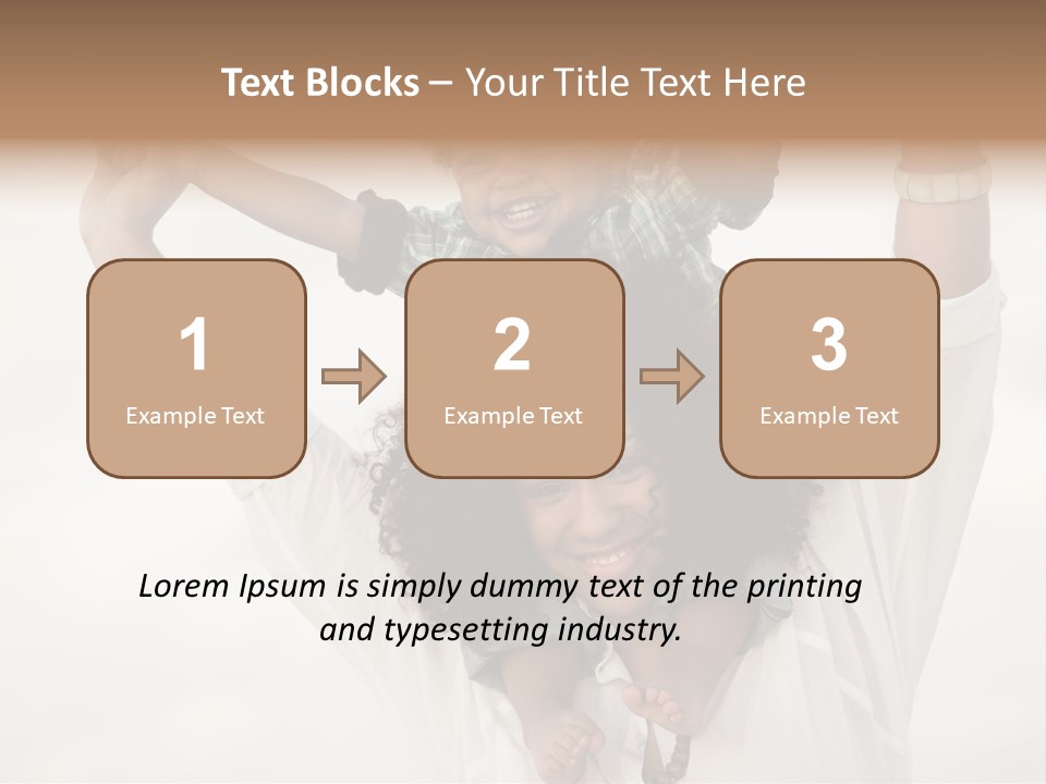 Black Relationship Person PowerPoint Template